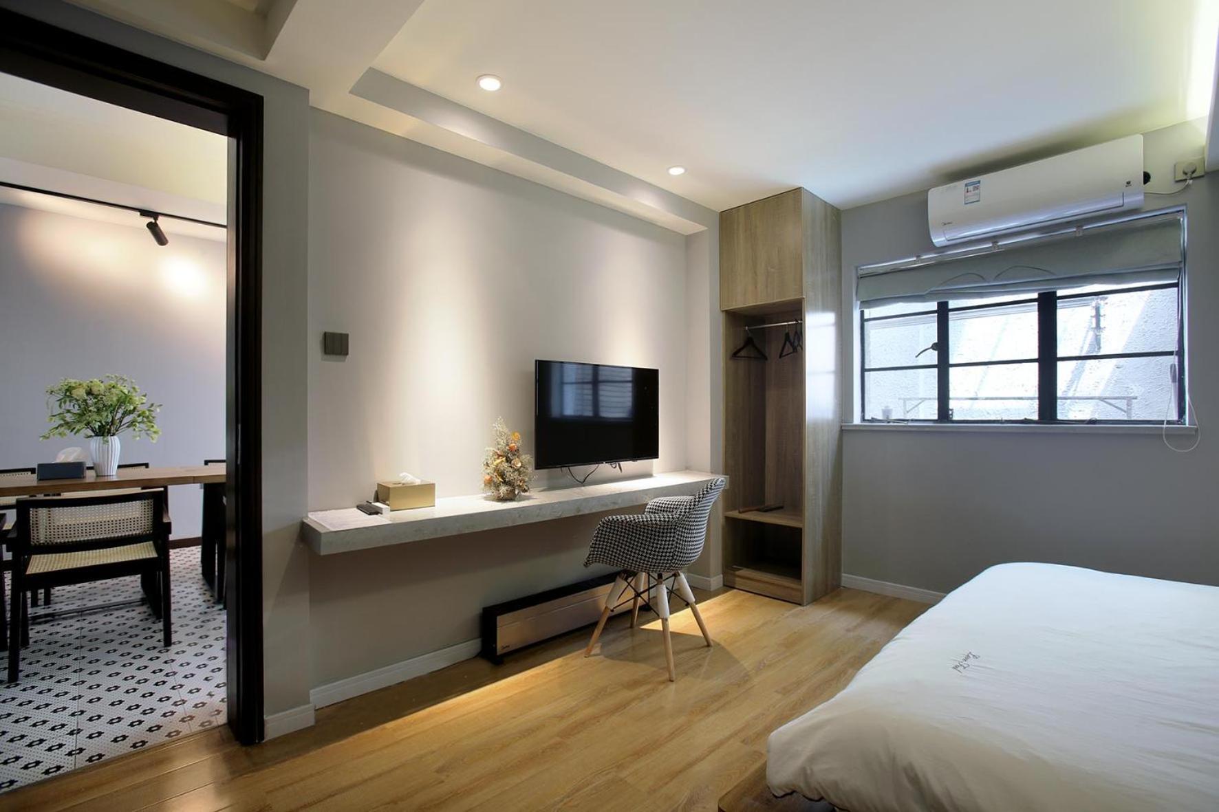 Shanghai Downtown Hills Boutique Guesthouse - Near Metro Line 7, Exit 3, Changping Road Værelse billede