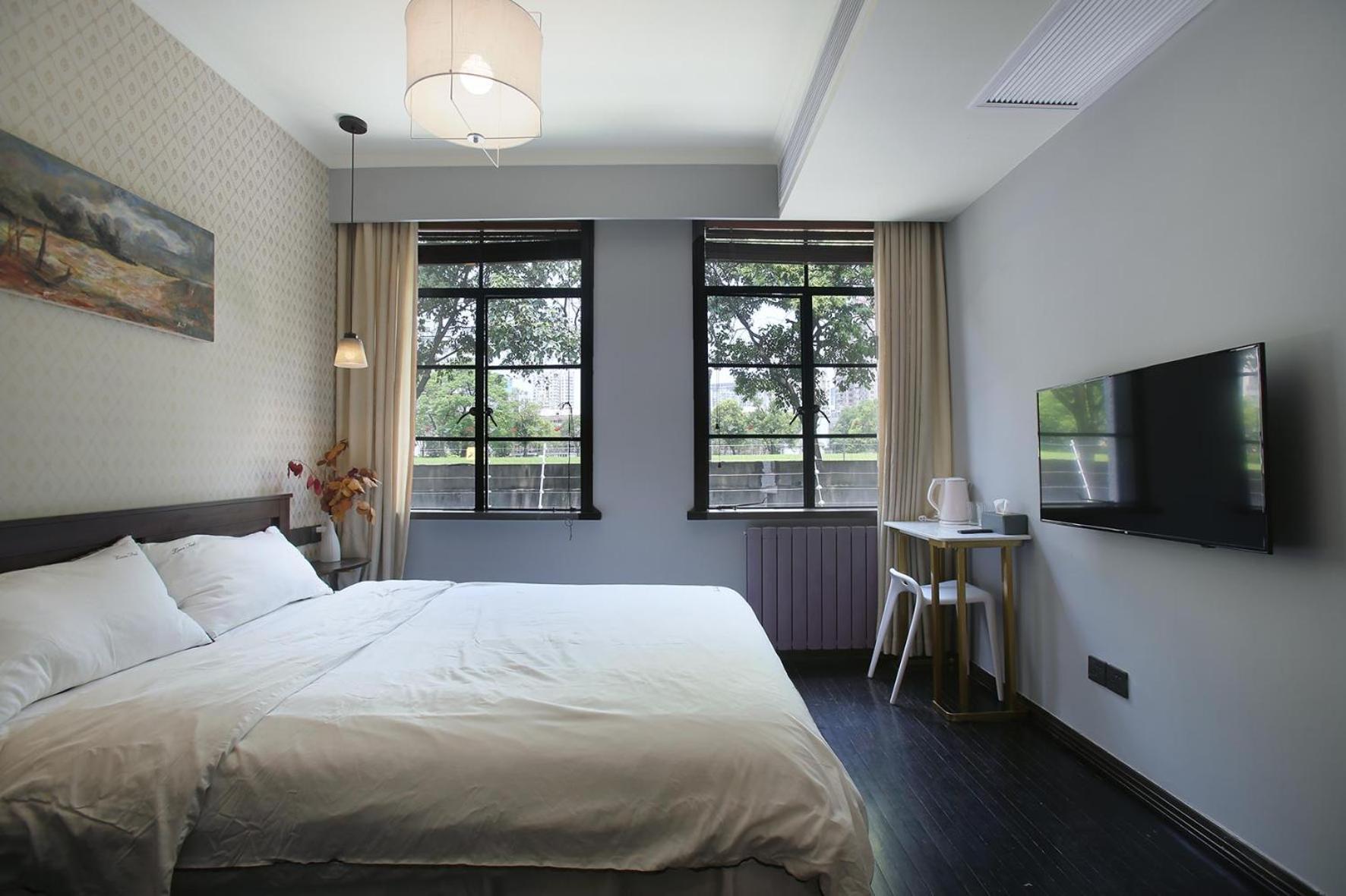 Shanghai Downtown Hills Boutique Guesthouse - Near Metro Line 7, Exit 3, Changping Road Værelse billede