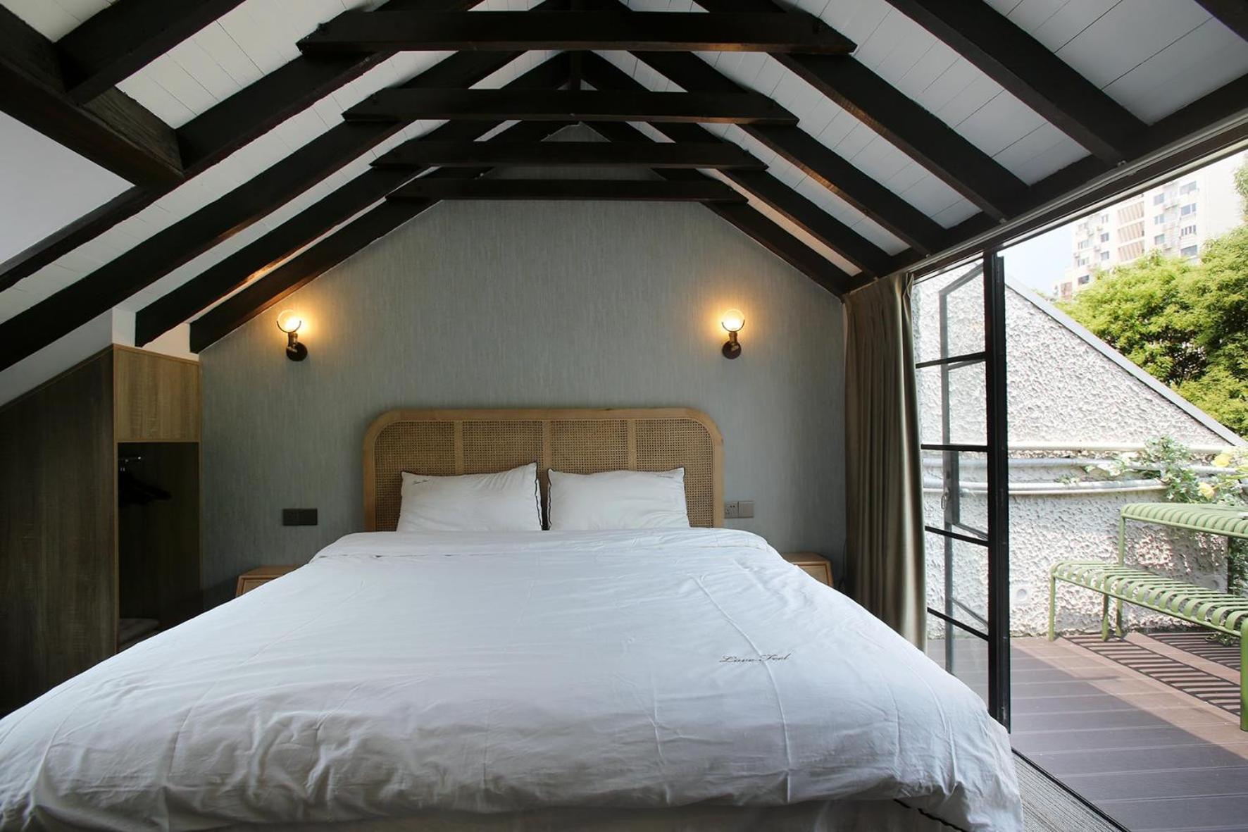 Shanghai Downtown Hills Boutique Guesthouse - Near Metro Line 7, Exit 3, Changping Road Værelse billede