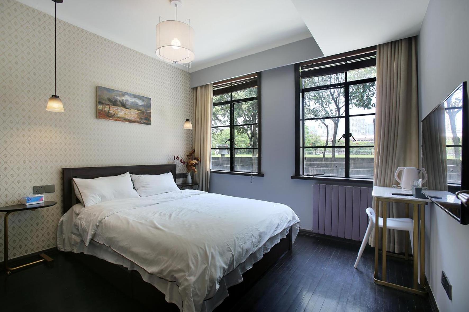Shanghai Downtown Hills Boutique Guesthouse - Near Metro Line 7, Exit 3, Changping Road Værelse billede