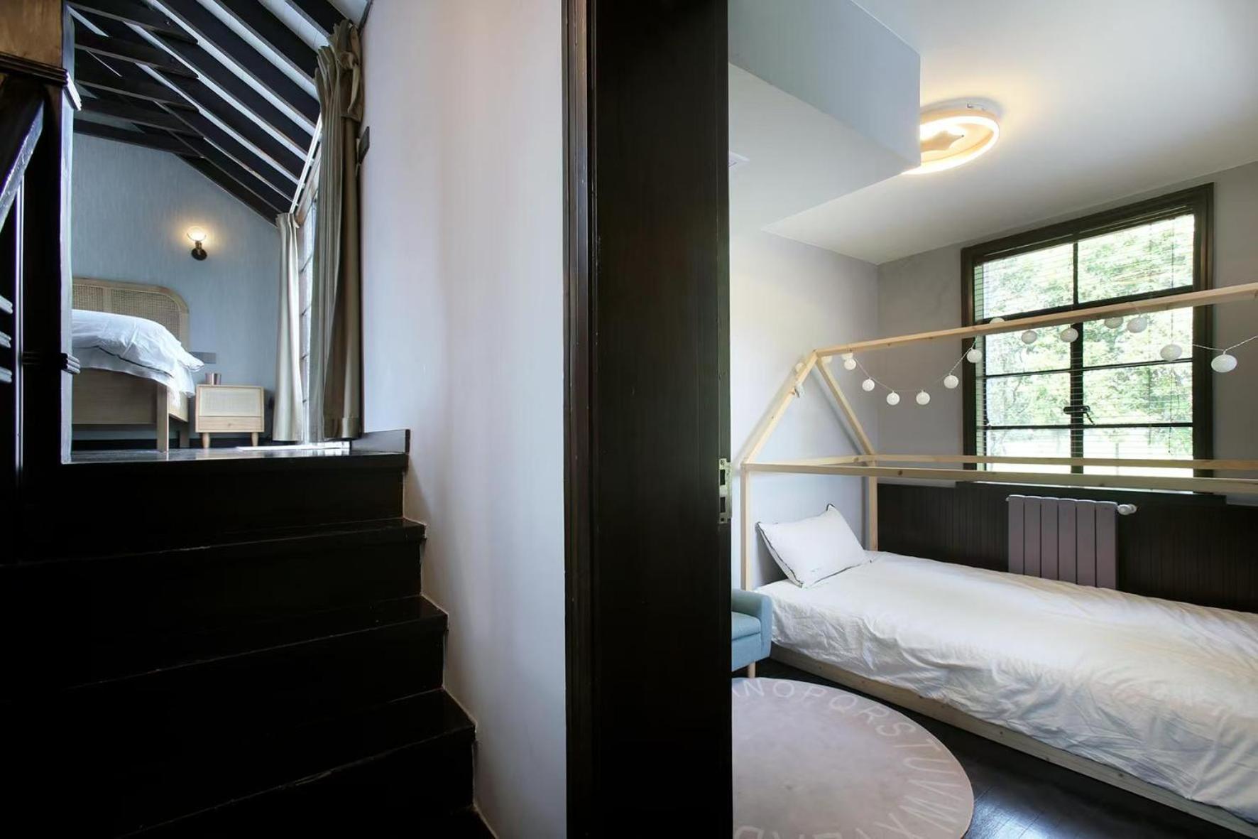 Shanghai Downtown Hills Boutique Guesthouse - Near Metro Line 7, Exit 3, Changping Road Eksteriør billede