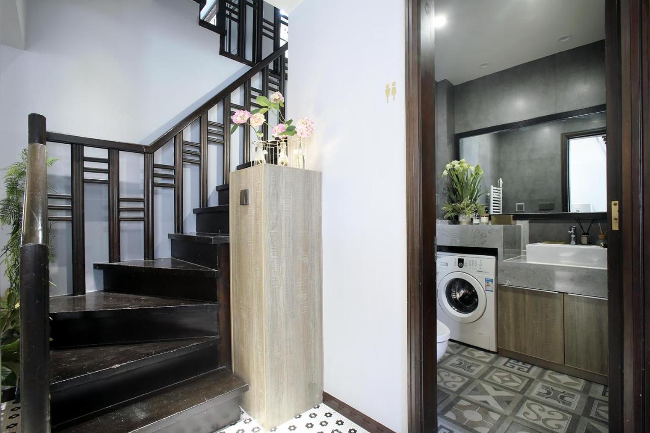 Shanghai Downtown Hills Boutique Guesthouse - Near Metro Line 7, Exit 3, Changping Road Eksteriør billede